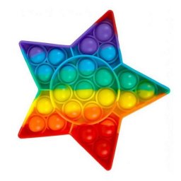 Pop It Rainbow antistresová hračka Hviezda