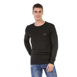 Cipo & Baxx sveter CP240 black