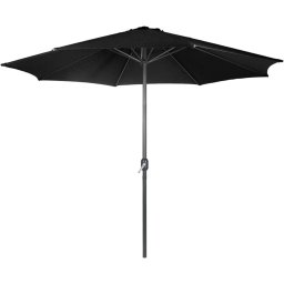 MIADOMODO slnečník s kľučkou 250 cm, čierny
