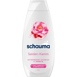 Schauma Seiden-Kamm Rose Oil 2 in 1 šampón 400ml