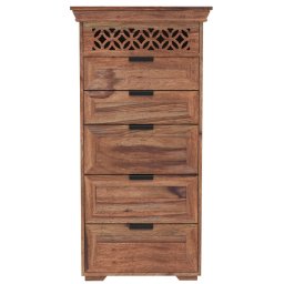 indickynabytok.sk - Komoda Mira 60x120x45 indický masív palisander