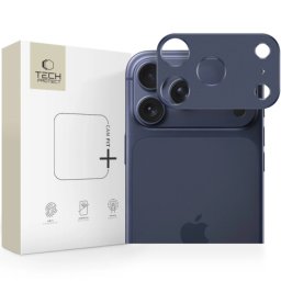 Tech-Protect CamAlloy Fit ochranné sklo na kameru na iPhone 17 Pro Max, modré