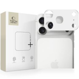 Tech-Protect CamAlloy Fit ochranné sklo na kameru na iPhone 17 Pro Max, strieborné