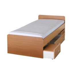 Kondela Posteľ, 90x200, buk, DUET 80262