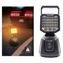 Výkonná prenosná nabíjateľná 14400​ mAh LED lampa - Pracovné svetlo s magnetom 27W + IP65