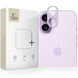 Tech-Protect CamAlloy Fit ochranné sklo na kameru na iPhone 17, fialové