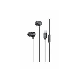 Slúchadlá iPEAX 90010135 USB-C Black