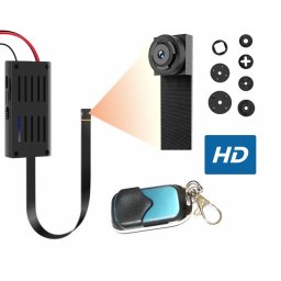 Gombikova kamera pinhole s diaľkovým ovládaním 4K + Detekcia Pohybu + Vstavaný Mikrofón