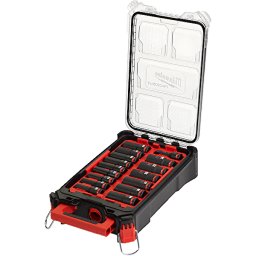 Sada predĺžených nástrčných 1/2" Hex kľúčov SHOCKWAVE 16ks Milwaukee