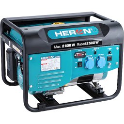 Benzínová elektrocentrála 230V, 2,8kW,6,5HP, Heron