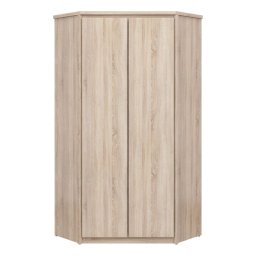 Kondela Rohová skriňa, 101cm, kombinovaná, dub sonoma, NORTY TYP 27 2D