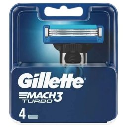 Gillette Mach3 Turbo čepielky 4ks