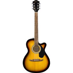 Elektro-akustická gitara FA-135CE Concert V2 Sunburst Fender