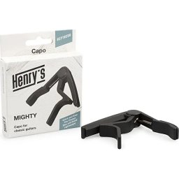 Kapodaster pre klasickú gitaru MIGHTY čierny Henry's