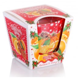 Bartek Candles Christmas Spices Pomaranč a škorica Vonná sviečka 115g