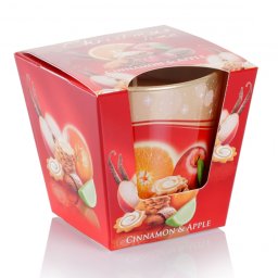 Bartek Candles Christmas Time jablko a škorica Vonná sviečka 115g