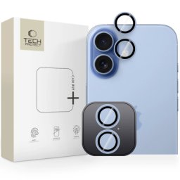 Tech-Protect CamRing Fit ochranné sklo na kameru na iPhone 17, modré