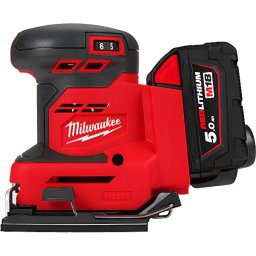 Aku vibračná brúska 113 x 104 mm M18 BQSS-502B Milwaukee