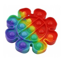 Pop It Rainbow antistresová hračka Kvetina