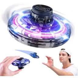 Lietajúci disk UFO levitujúci drone s LED svetlom Flying spinner