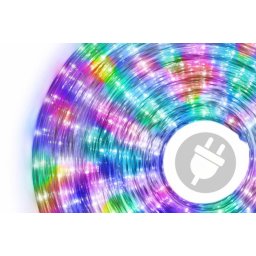 NEXOS LED svetelný kábel 10 m, 240 LED diód, farebný