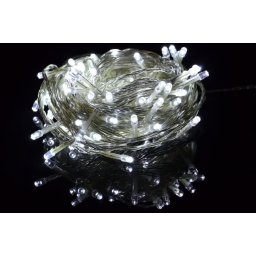 GARTH Vianočná reťaz 9 m, 100 LED diód, studená biela