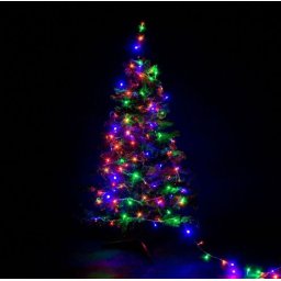 VOLTRONIC Vianočná reťaz 60 m, 600 LED, farebná