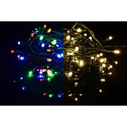 NEXOS Vianočná reťaz 3,9 m, 40 LED, 9 funkcií, farebná