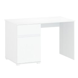 Kondela PC stôl, 120x67cm, biely lesk, LINDY 1D1S