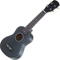 Sopránové ukulele Almeria Player SET čierne Gewa