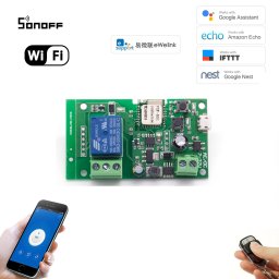 1 kanálový inteligentný WiFi switch 7-32V DC/AC + eWeLink-Remote (Bluetooth)