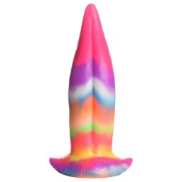 Creature Cocks - dildo s jazykom - svietiaci silikn - 21 cm