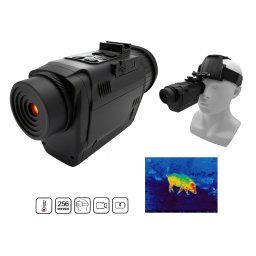 Termovízia - Termovízny Monokulár + OLED displej + 7mm Objektív s 4× Zoom + Dosah do 150m