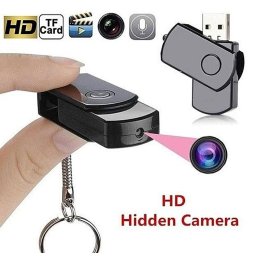 Kamera v usb kluci s HD + video + mikrofón + detekcia pohybu + podpora micro SD do 32GB