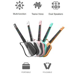 Elektronická gitara bez Strún – Skladacia smart gitara s DSP + 15W Stereo reproduktor