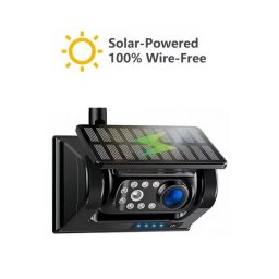 Doplnková solárna Wifi HD cúvacia kamera — magnetická s IR LED + batéria 9600 mAh, IP69