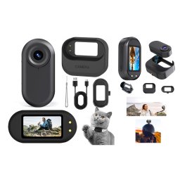 Mini Akčná Kamera s 1080P HD - Malá Športová Kamera na Vlog + Stabilizácia + Magnetické uchytenie