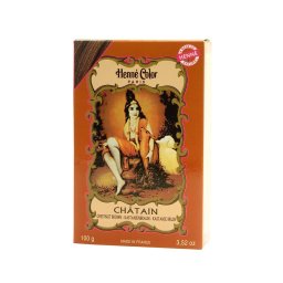 Henné Color Paris Chatain Henna Powder, Henné Color 100g - Gaštanová