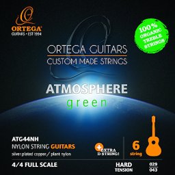 Struny na klasickú gitaru ATG44NH Atmosphere Green +extra D-string Ortega