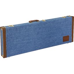 Púzdro na elektrickú gitaru x Wrangler Strat/Tele Denim Case Indigo Fender