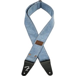 Pás na gitaru x Wrangler Riveted Denim Light Indigo Fender