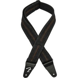Pás na gitaru x Wrangler Denim Washed Black Stitch Fender
