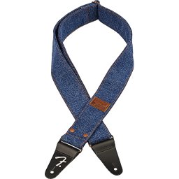 Pás na gitaru x Wrangler Riveted Denim Indigo Fender