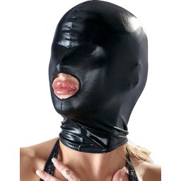 Bad Kitty shiny mask with mouth opening