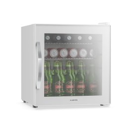 Klarstein Beersafe chladiaci nápojový box so zrkadlovými dverami | 44 x 48 cm | 85 W | 47 l | biely