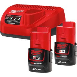 Sada akumulátorov a nabíjačky M12NRG-202 Milwaukee