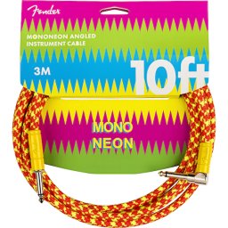 Nástrojový kábel MonoNeon lomený/rovný 10' 3m Orange Fender