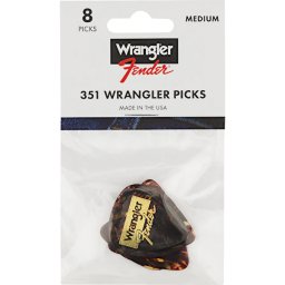 Trsátka Wrangler Picks 351 Shape Tortoiseshell 8ks Fender