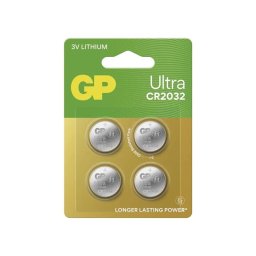 Batéria CR2032 GP Ultra Lithium 4ks