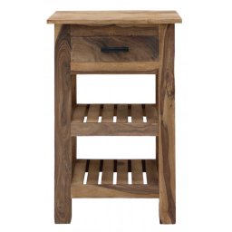 indickynabytok.sk - Odkladací stolík Rami 50x80x35 indický masív palisander